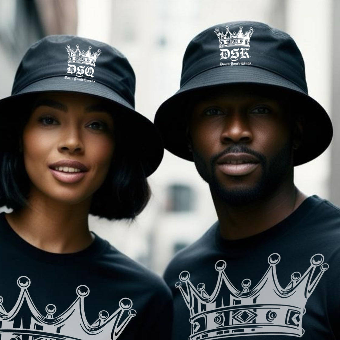 Down South Royalty Bucket Hats